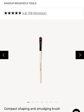 NWT BOBBI BROWN Compact Shaping and Smudging Eye Shadow Brush
